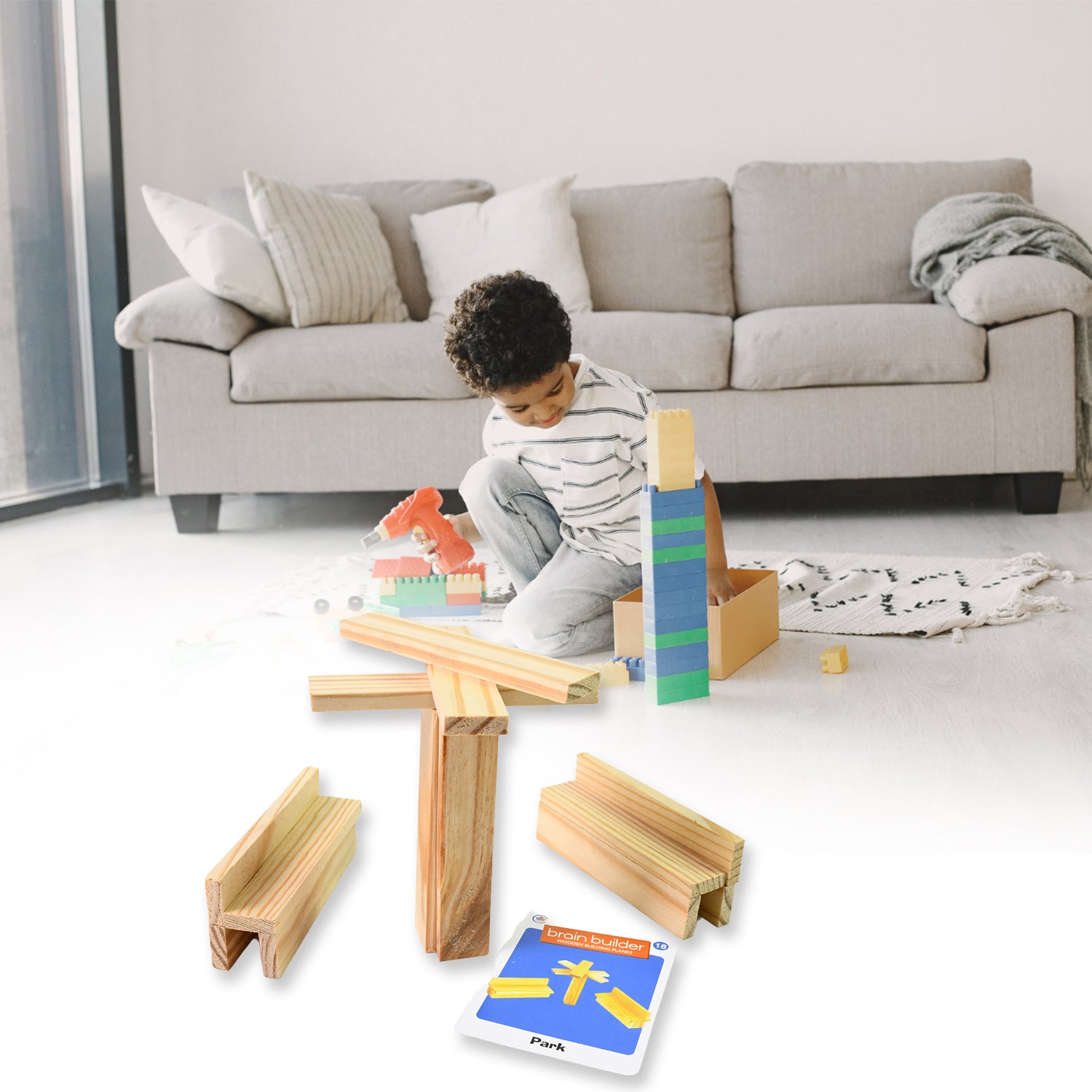 Wooden Pattern Brain Puzzles 20 Pcs Wooden Strips 40 Pattern Cards (1 Set) Wooden Pattern Brain Puzzles 20 Pcs Wooden Strips 40 Pattern Cards (1 Set)